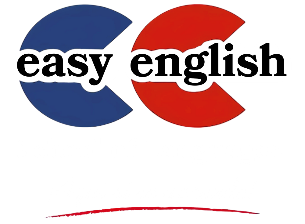 Easy English fondo azul